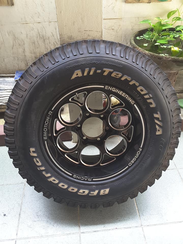 ล้ออะไหล่+ยางBFใหม่ สวยๆ 1วง