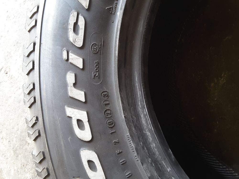 BF KO1 USA. 285-75-16 ปี13 สวยๆ มี 2เส้น BF KO1 USA. 285-75-16 ปี13 สวยๆ มี 2เส้น