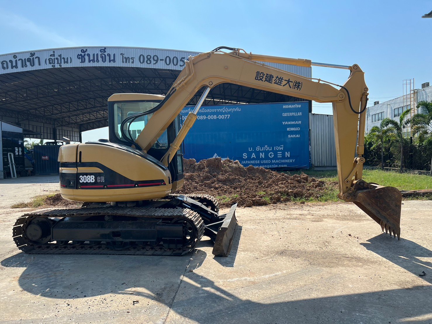 CAT308BCR นำเข้าจากญี่ปุ่น สภาพพร้อมใช้งาน สนใจโทร. 089-0050007 คุณชญานิน หรือ Add LINE ID @sangenjp
