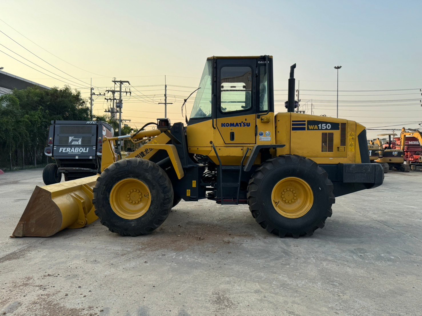 KOMATSU WA150-5 นำเข้าจากญี่ปุ่น สภาพพร้อมใช้งาน สนใจโทร. 089-0050007 คุณชญานิน หรือ Add LINE ID @sa