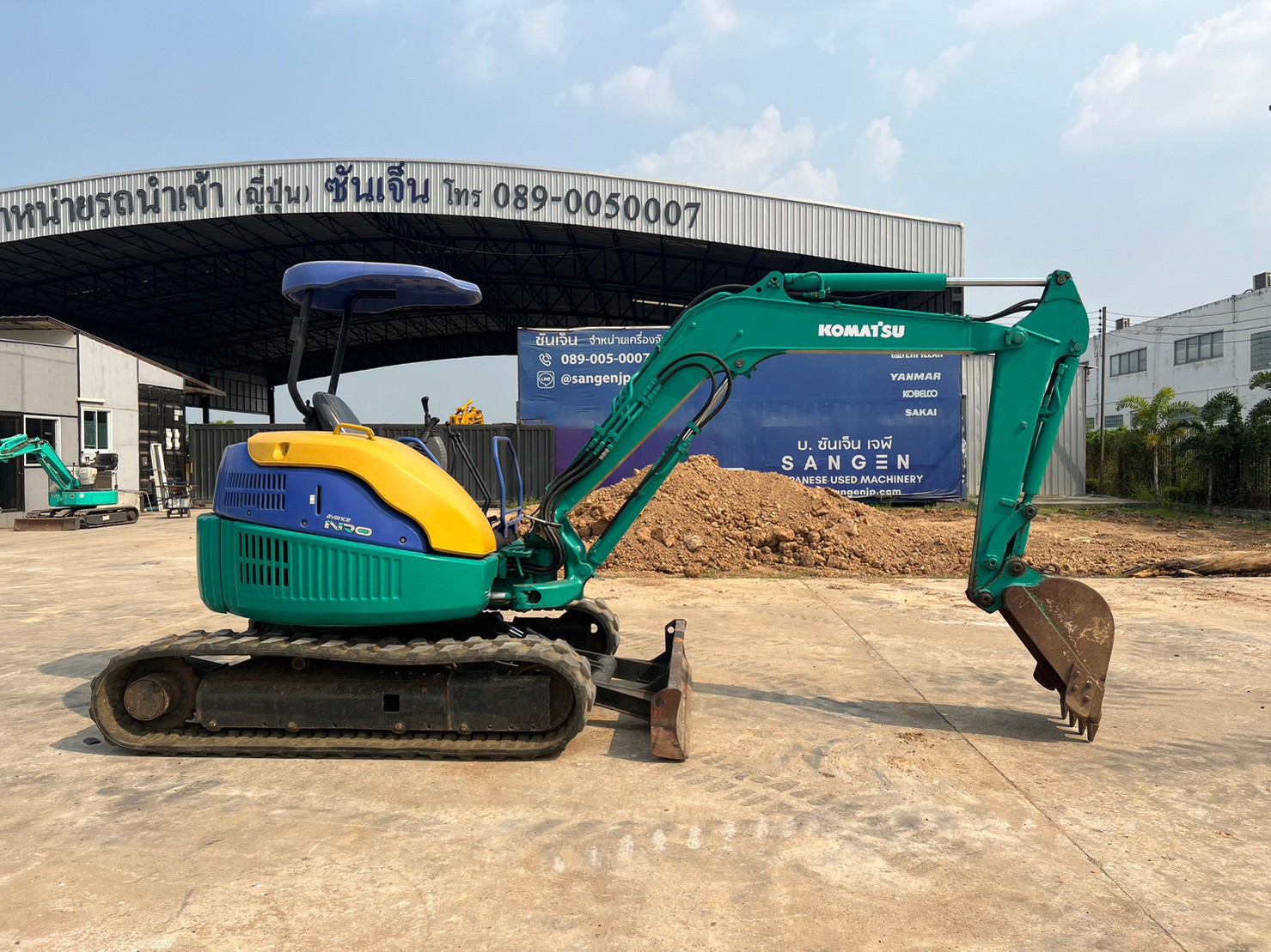 Komatsu PC40MR-1 นำเข้าจากญี่ปุ่น สภาพพร้อมใช้งาน LINE ID @sangenjp www.sangenjp.com www.nmc99.com