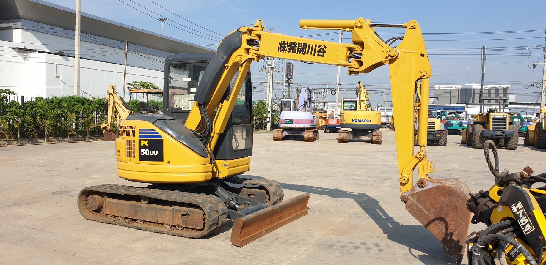KOMATSU PC50UU-2 นำเข้าจากญี่ปุ่น สภาพพร้อมใช้งาน KOMATSU PC50UU-2 นำเข้าจากญี่ปุ่น สภาพพร้อมใช้งาน