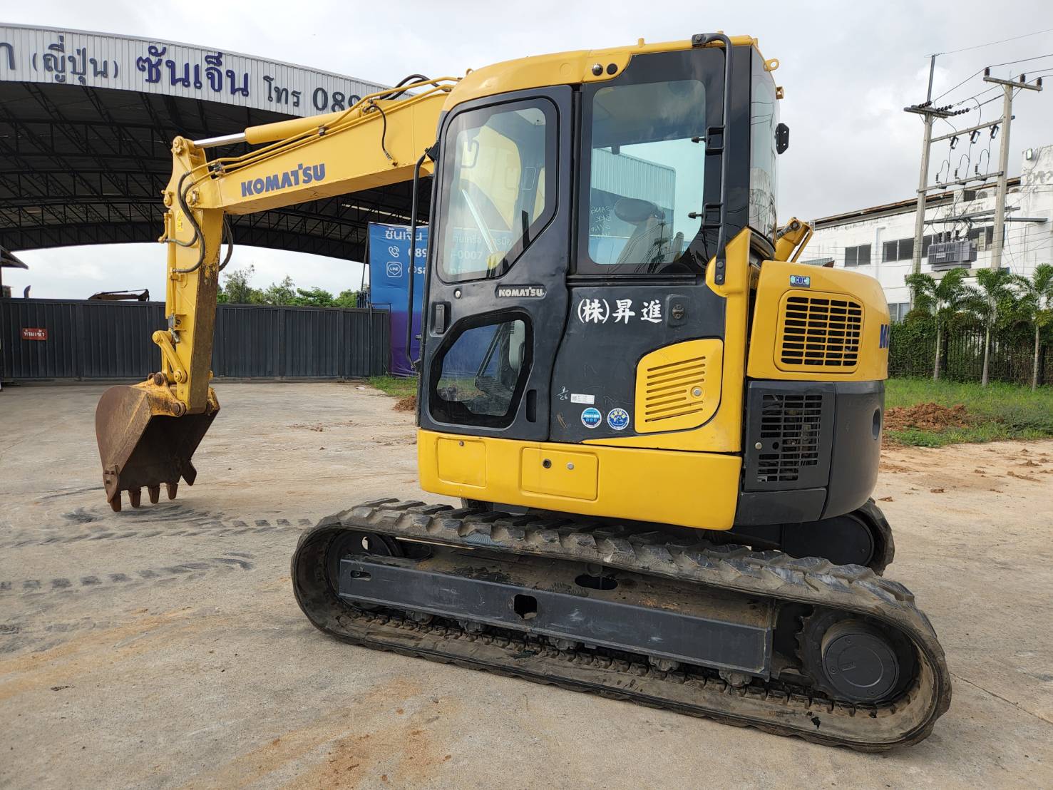 KOMATSU PC78US-8 นำเข้าจากญี่ปุ่น สภาพพร้อมใช้งาน สนใจโทร. 089-0050007 คุณชญานิน หรือ Add LINE ID @s