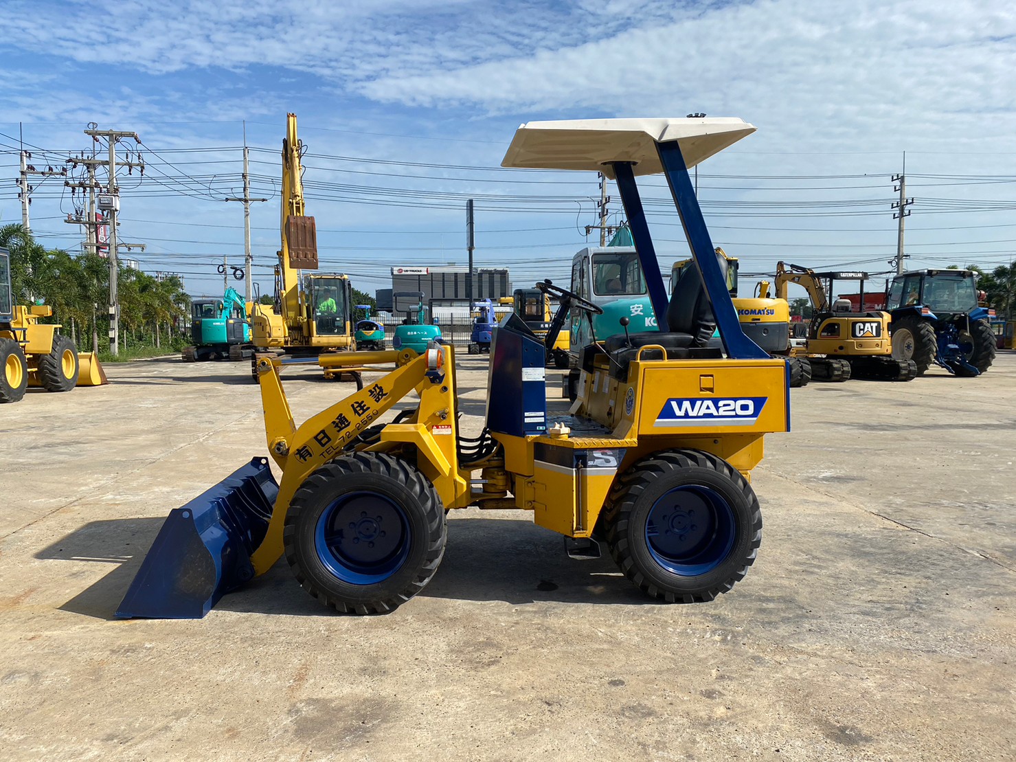 KOMATSU WA20-1 นำเข้าจากญี่ปุ่น สภาพพร้อมใช้งาน LINE ID @sangenjp www.sangenjp.com www.nmc99.com