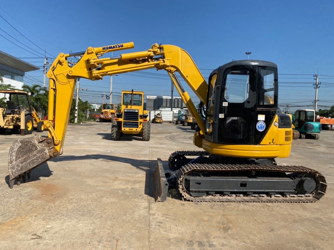 Komatsu PC75UU-2 นำเข้าจากญี่ปุ่น สภาพพร้อมใช้งาน