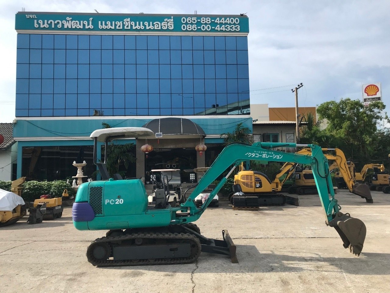 KOMATSU PC20-7  นำเข้าจากญี่ปุ่น สภาพพร้อมใช้งาน LINE ID @sangenjp www.sangenjp.com www.nmc99.com