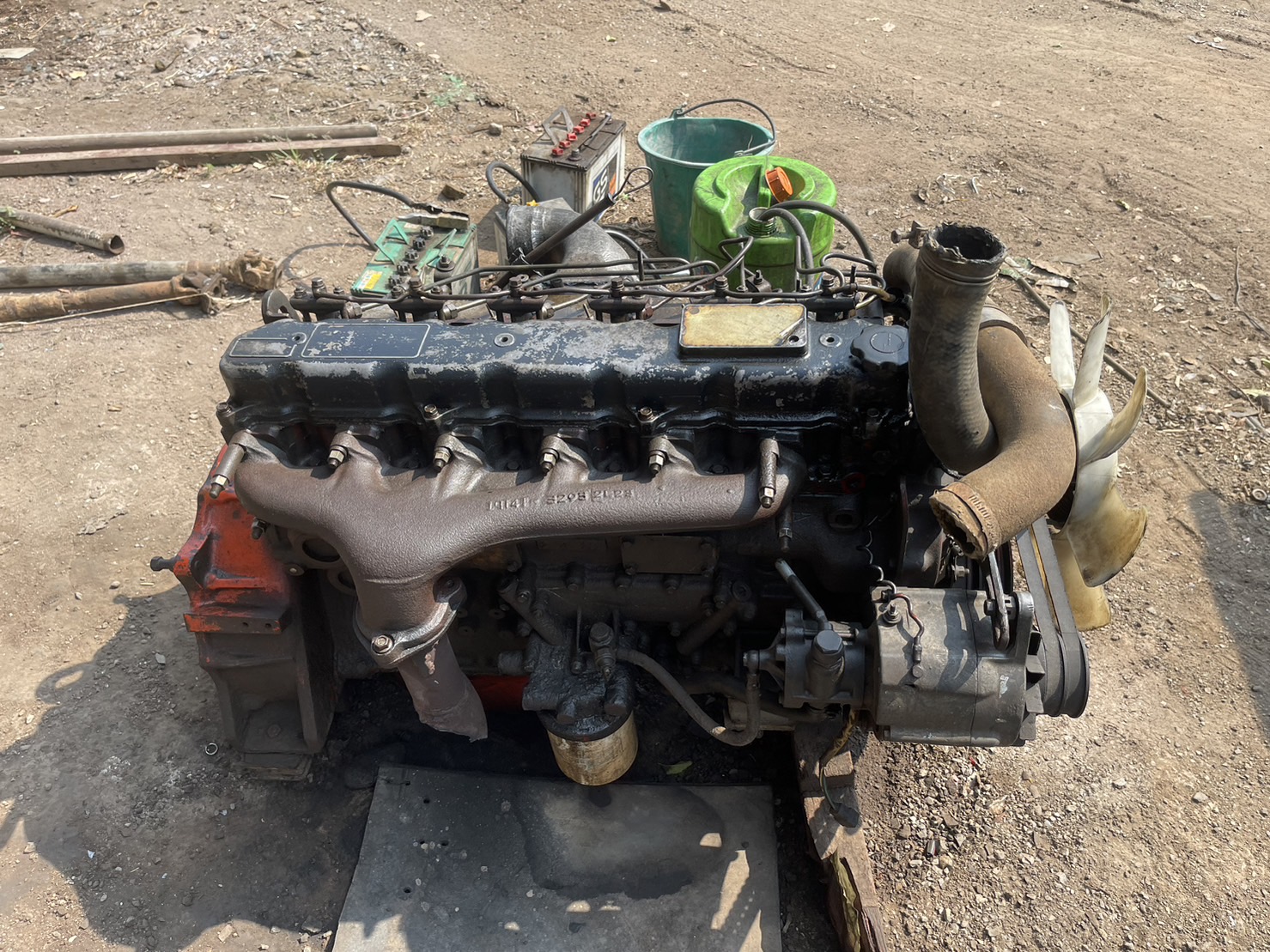 เครื่อง HINO WO6E 165 แรงม้า 48000 บาท ร้อมใช้งาน