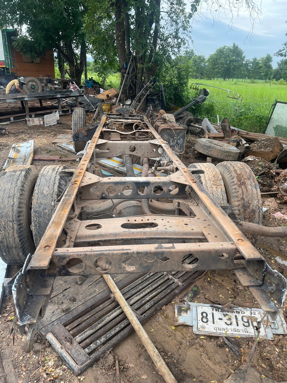 แยกขายคัสชี เปล่า ISUZU NPR 120 แรงม้า 38000 บาท พร้อมเอกสารเล่มทะเบียนครบ ภาษีไม่ขาด