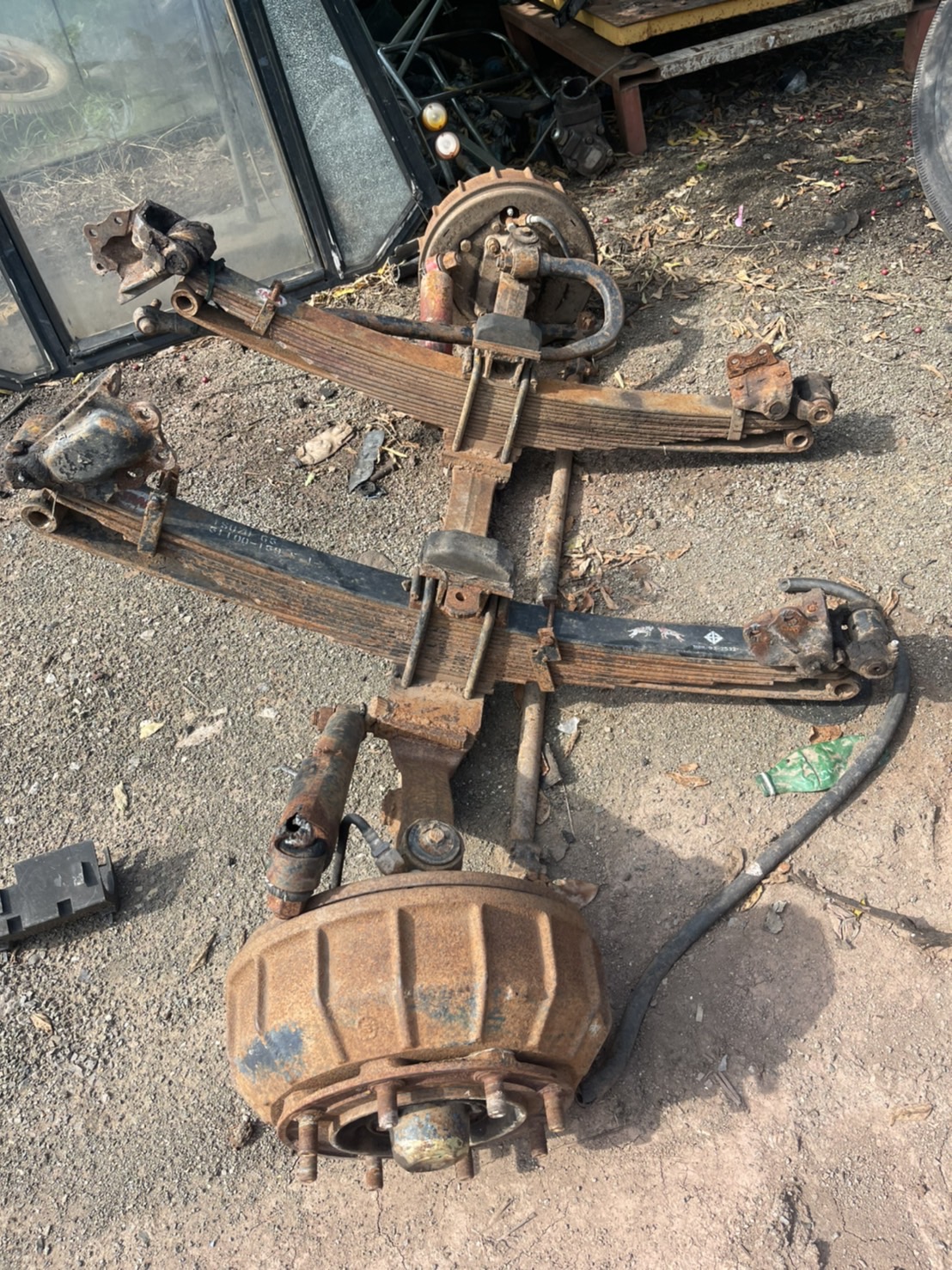 คานหน้า ร็อกกี้ พร้อมแหนบ ใส่หัวยาว