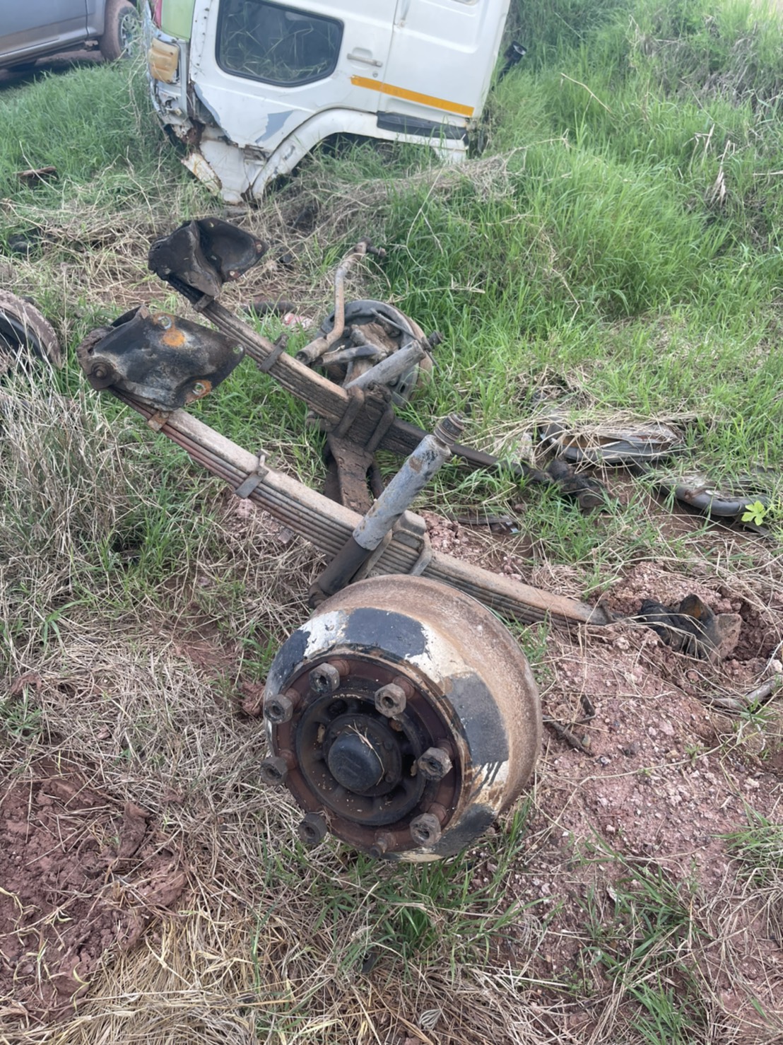 คานหน้า พร้อมแหนบ ISUZU 175 พร้อมใช้งาน