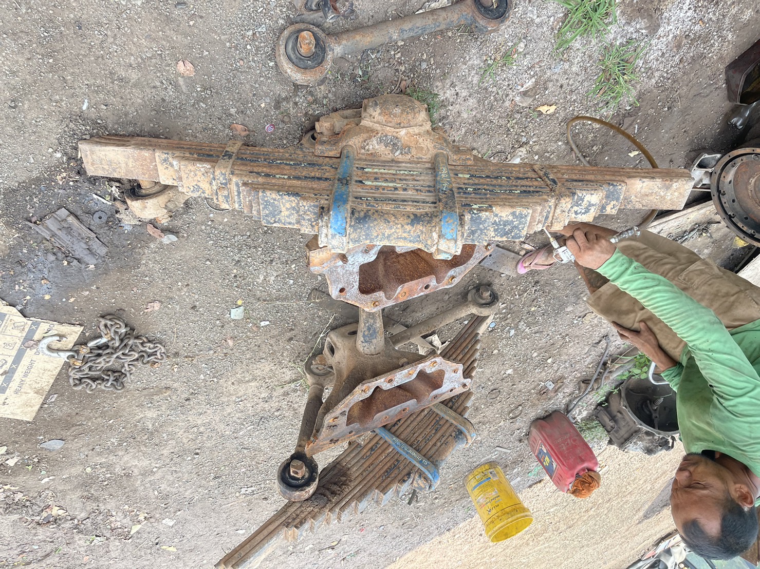 ขายแท่นโบกี้ แหนบ ISUZU จัมโบ้ 26000 บาท พร้อมอุปกรณ์