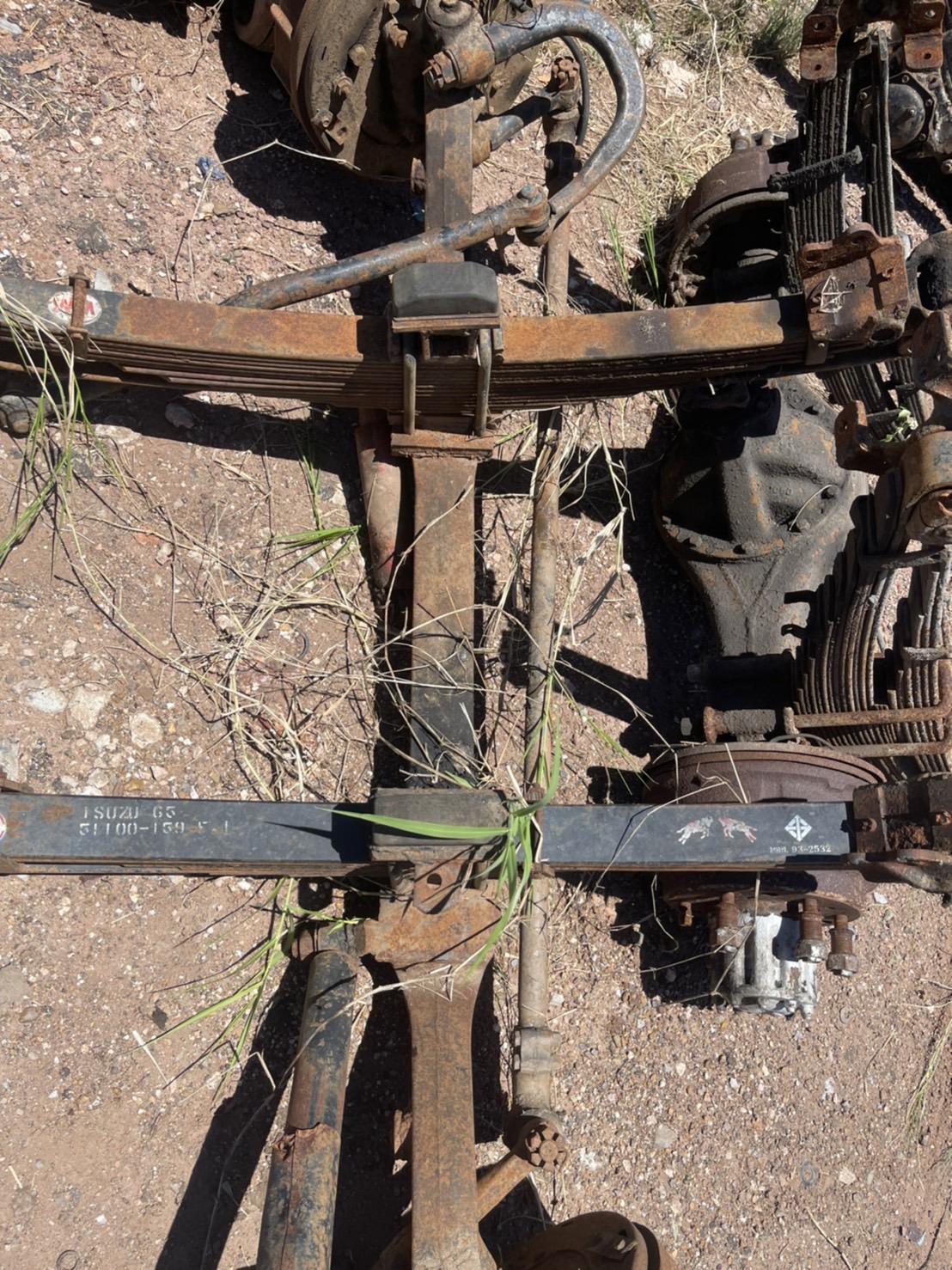 คานหน้า ร็อกกี้ ใส่หัวยาว พร้อมแหนบ