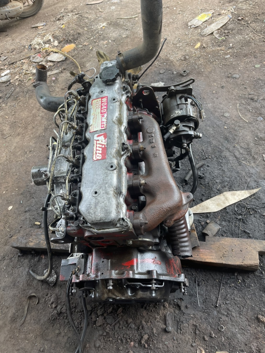 เครื่อง HINO WO4D 117 แรงม้า