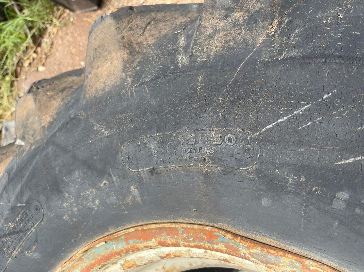 ยางพร้อม กระทะ ตามสภาพ 18.4/15-30