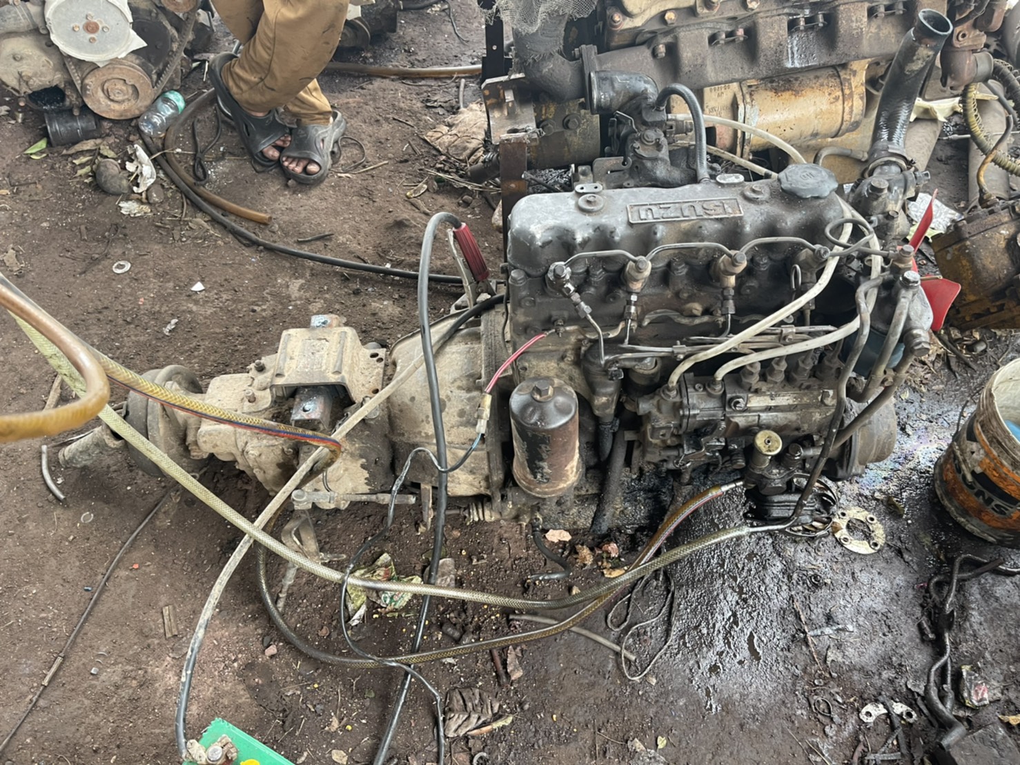 เครื่อง พร้อมเกียร์ C240 พร้อมใช้งาน