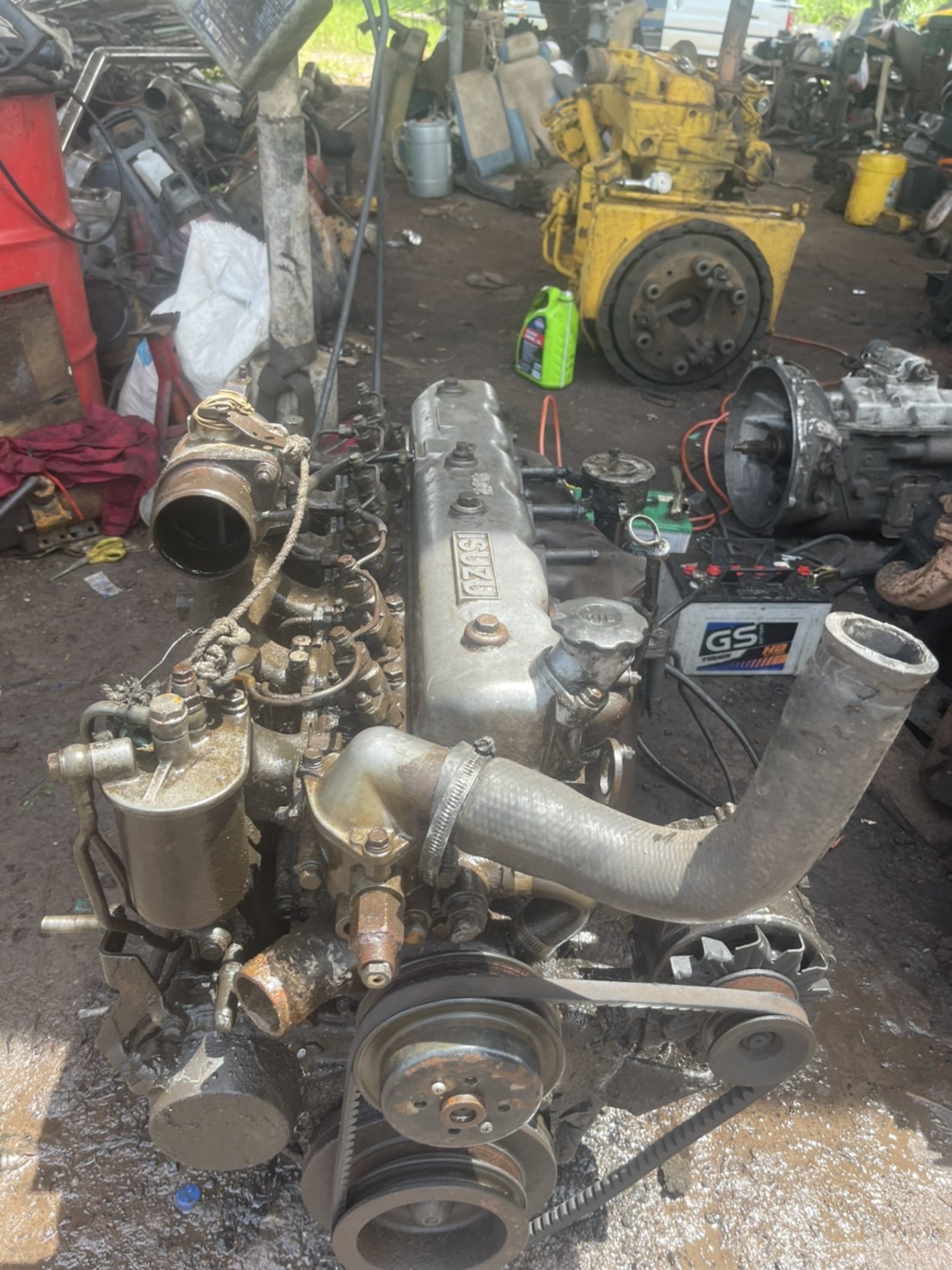 เครื่อง ISUZU 6BB1 145แรงม้า 39000 บาทพร้อมใบคลุม