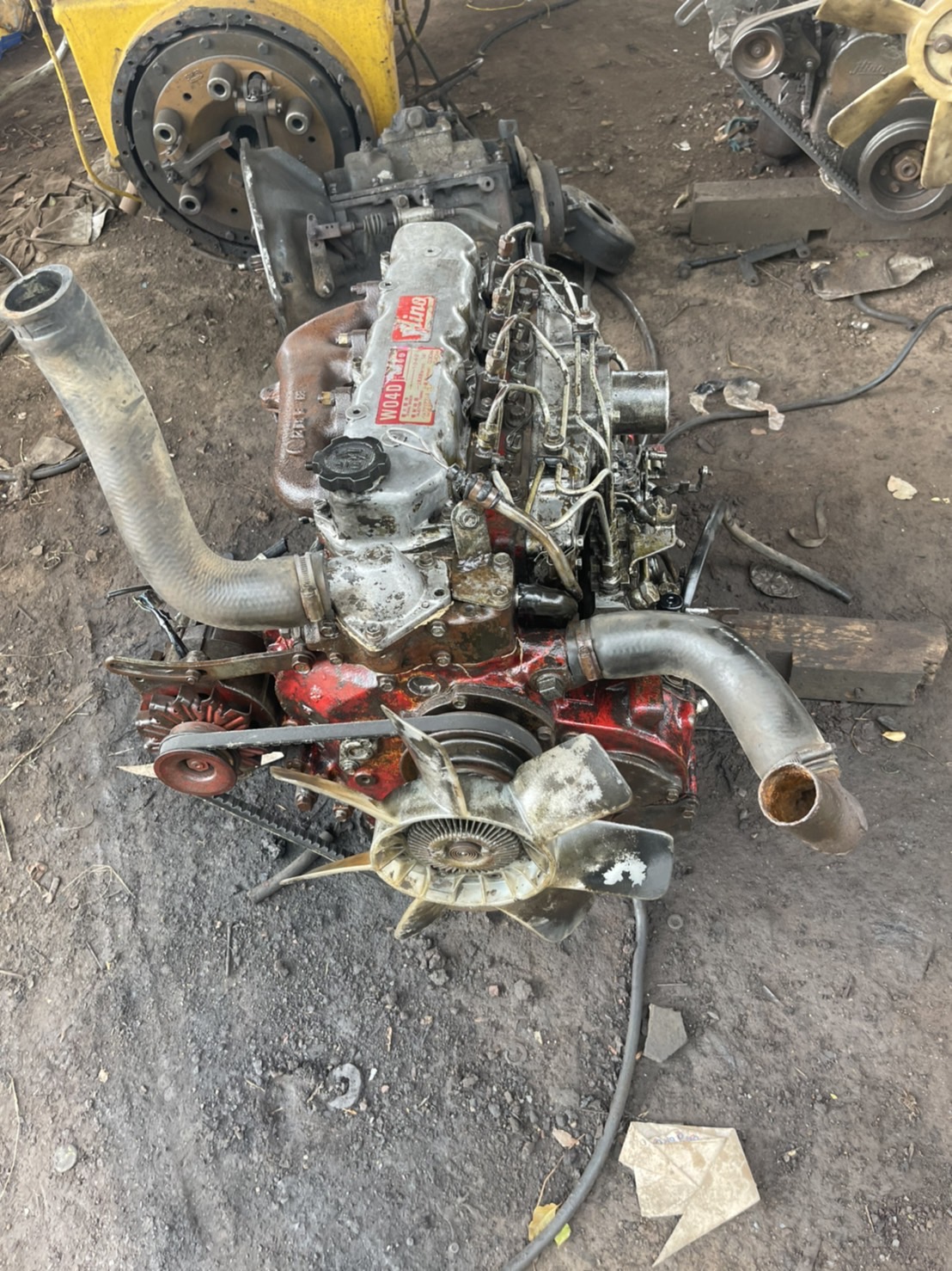 เครื่อง HINO WO4D 117 แรงม้า