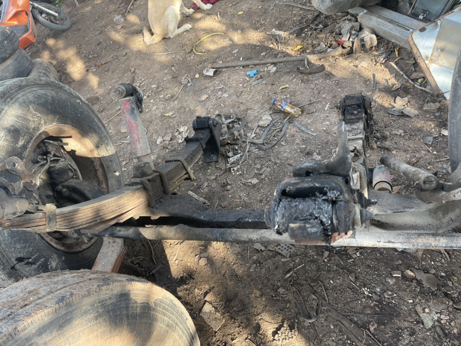 คานหน้า พร้อมแหนบ HINO สดือแหนบ 31 นิ้ว