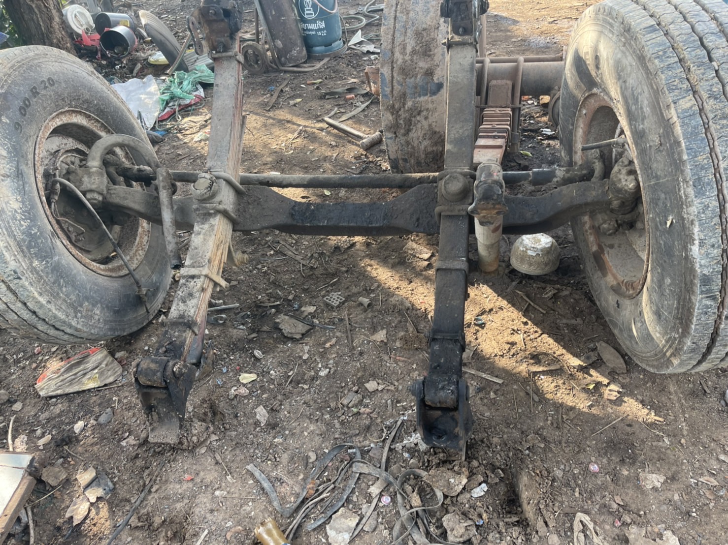 คานหน้า พร้อมแหนบ HINO สดือแหนบ 31 นิ้ว