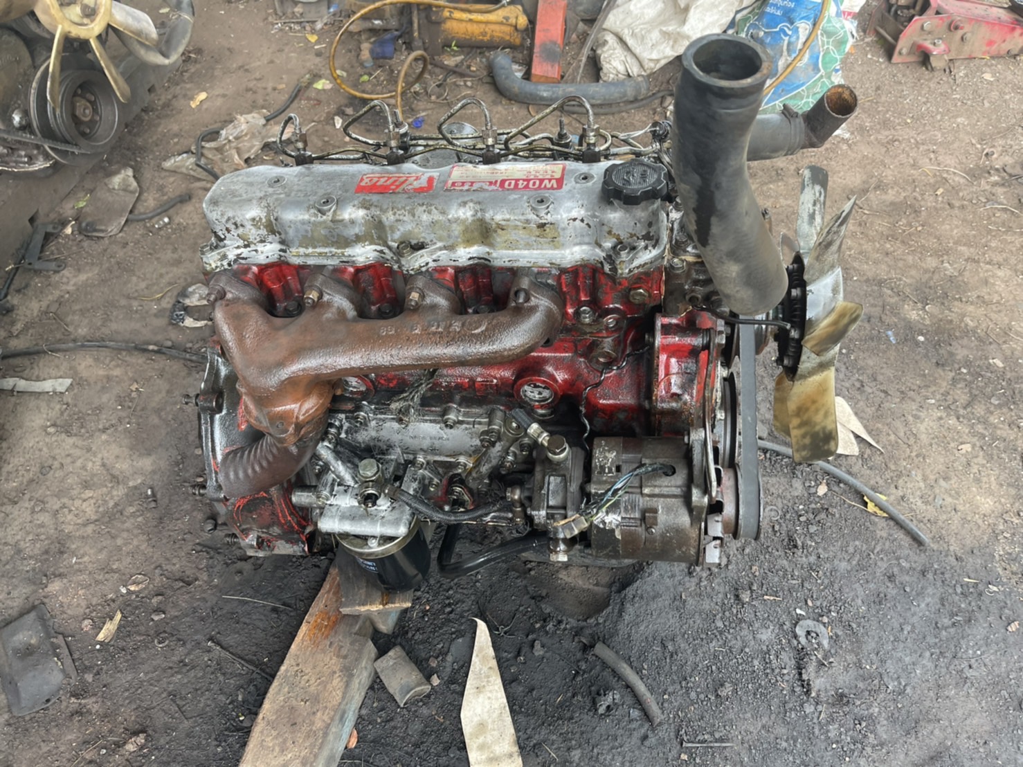 เครื่อง HINO WO4D 117 แรงม้า