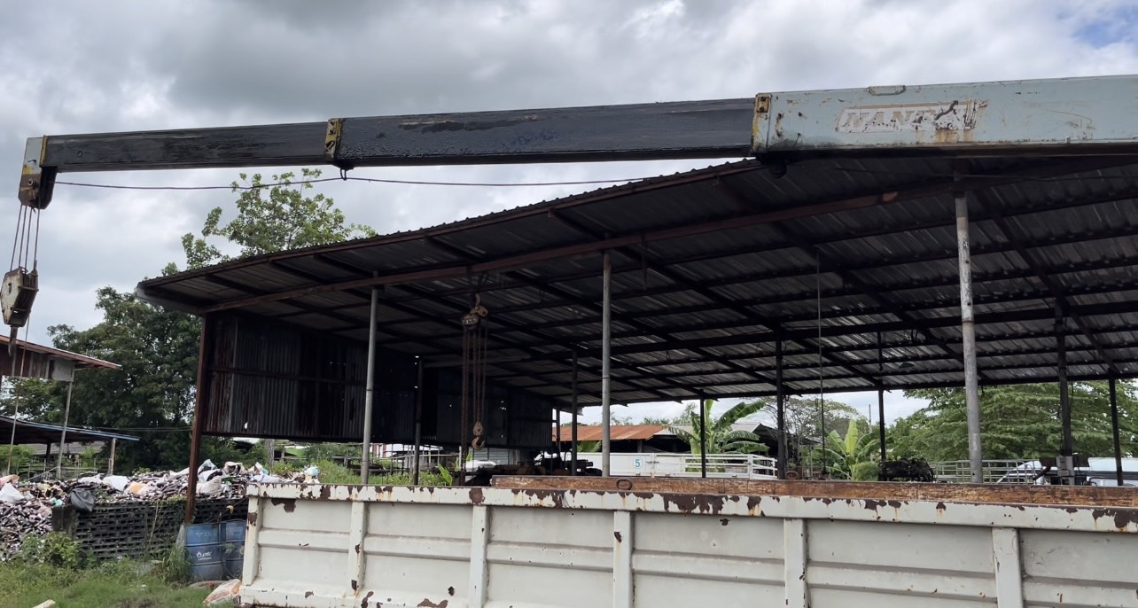 เครน 3 ตัน 3ปอก 2 ชัก NANSEI PC-50 ขาเหลี่ยม พร้อมใช้งาน