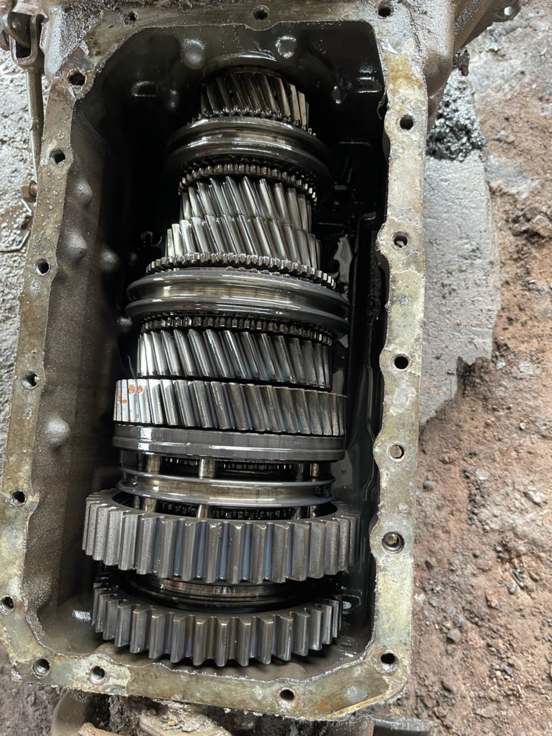 เกียร์ HINO HO 8 รอบ 2 7 เกียร์ถอย