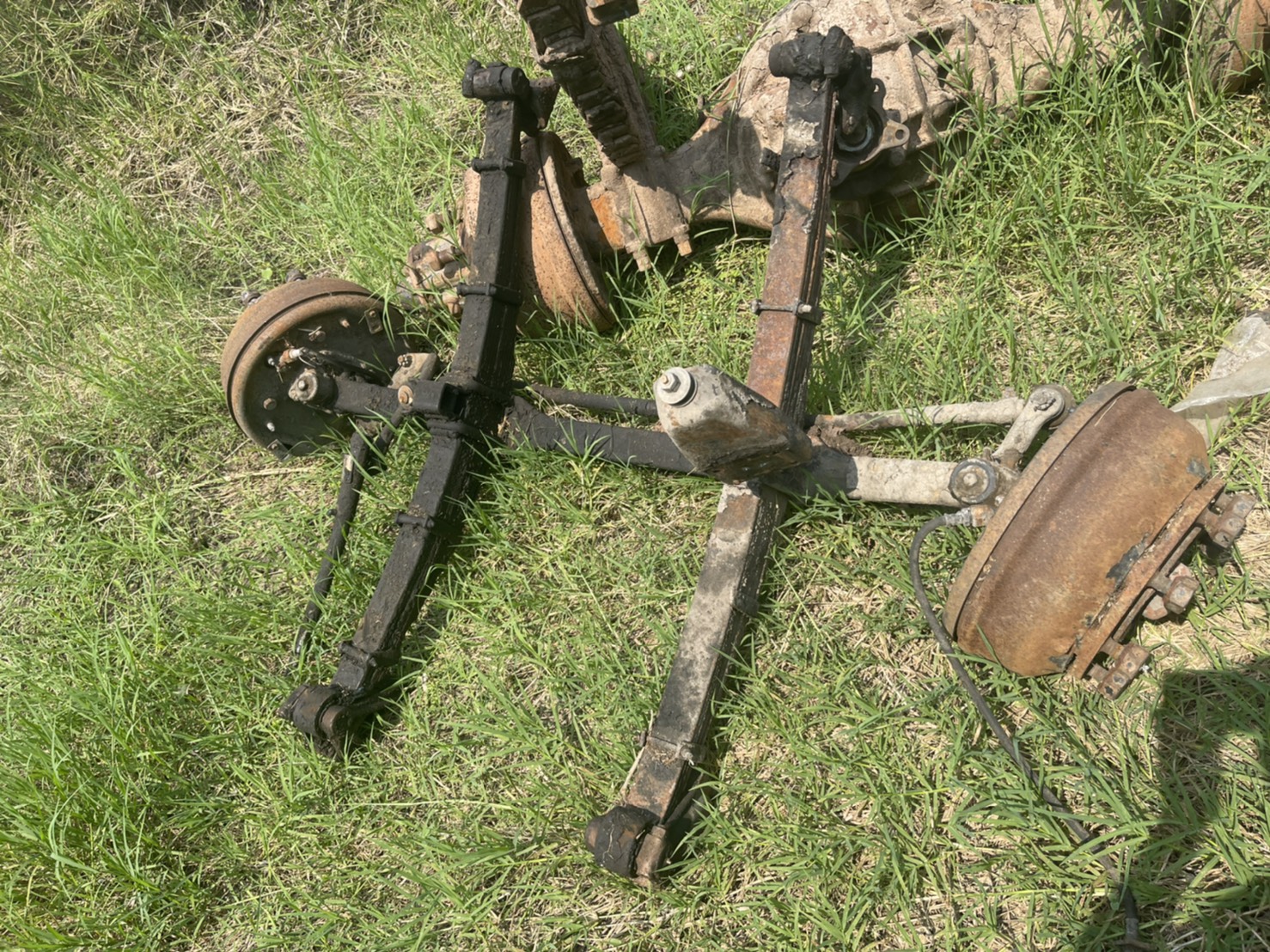 คานหน้า หัวยาว 10 ล้อ พร้อมแหนบ