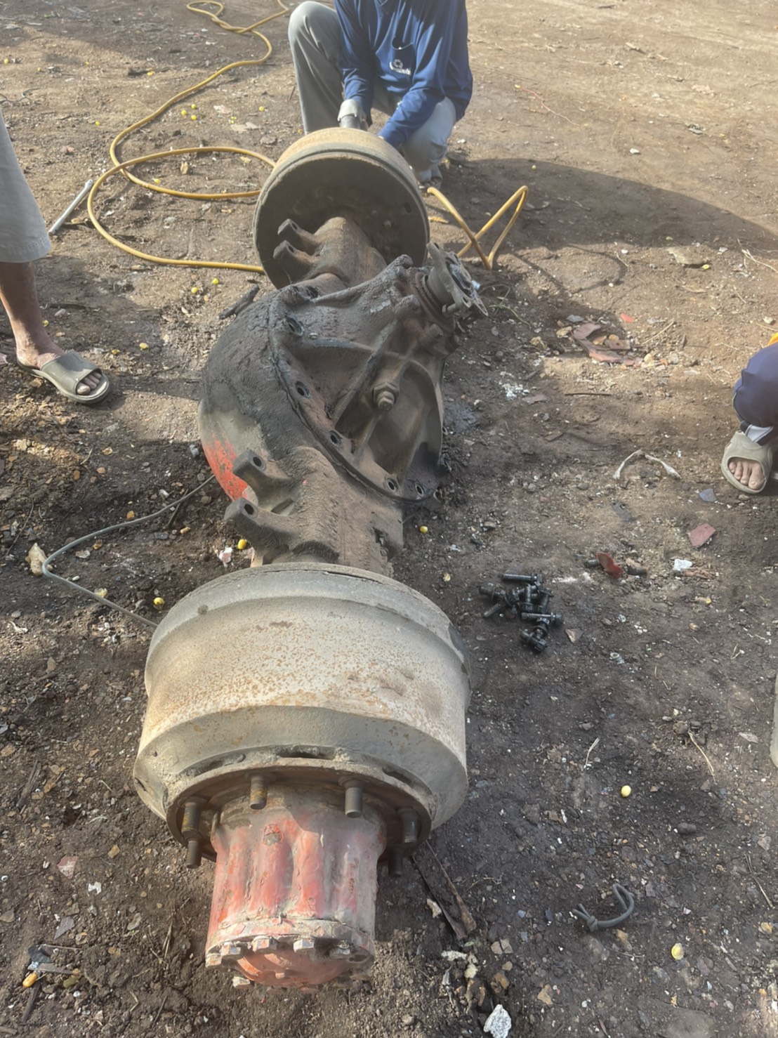 เพลา ISUZU 240 ลูกหน้า เพลาเดียว เฟื่อง 7-39