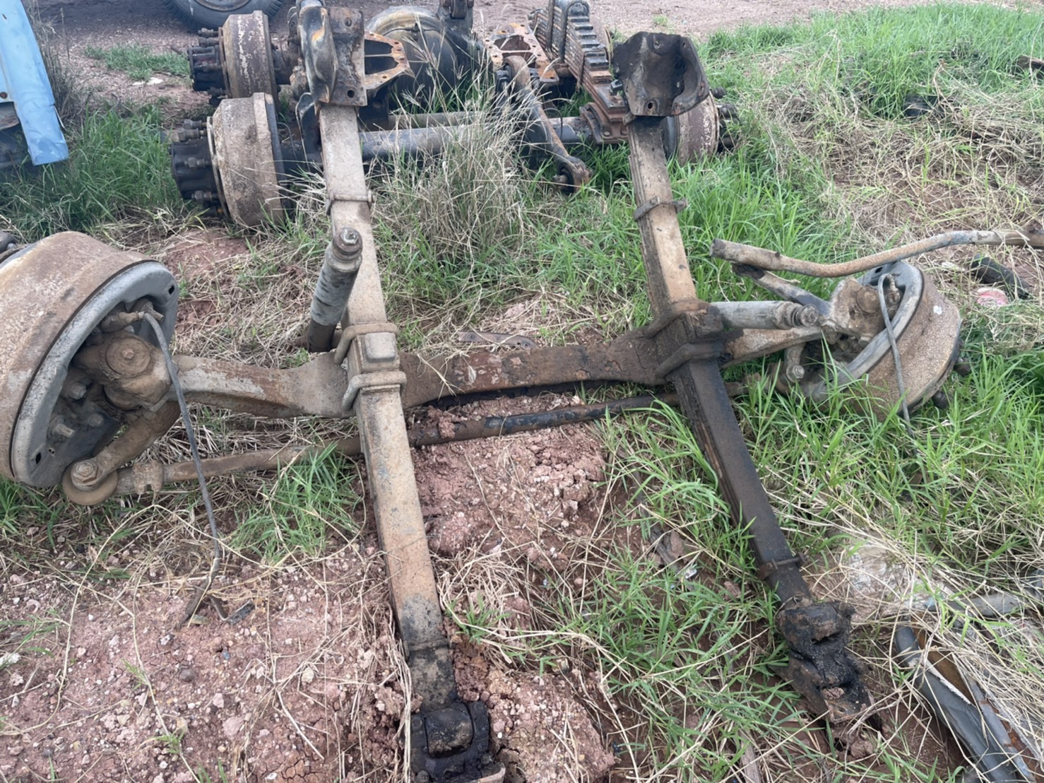 คานหน้า พร้อมแหนบ ISUZU 175 พร้อมใช้งาน