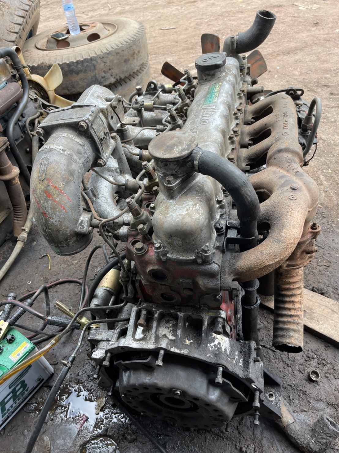 เครื่อง HINO EH500 160แรงม้า38000 บาท มีใบคลุม