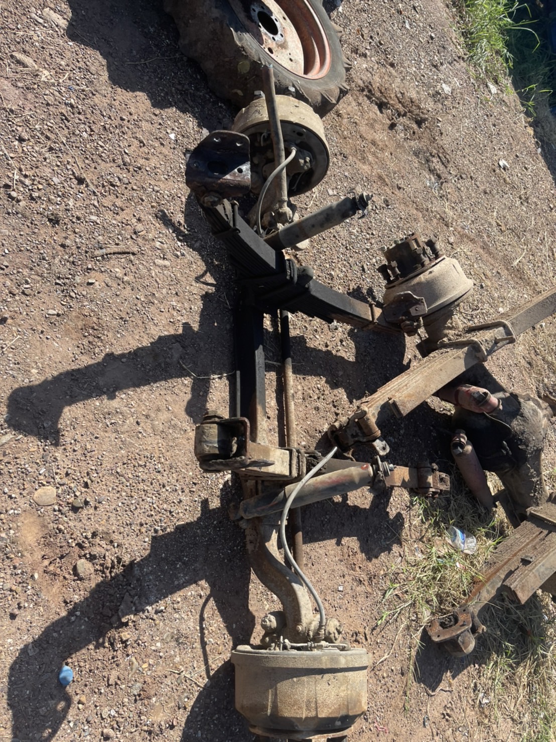 คานหน้า เพลา หลัง พร้อมแหนบ ISUZU F 6น็อต คานหน้า เพลา หลัง พร้อมแหนบ ISUZU F 6น็อต