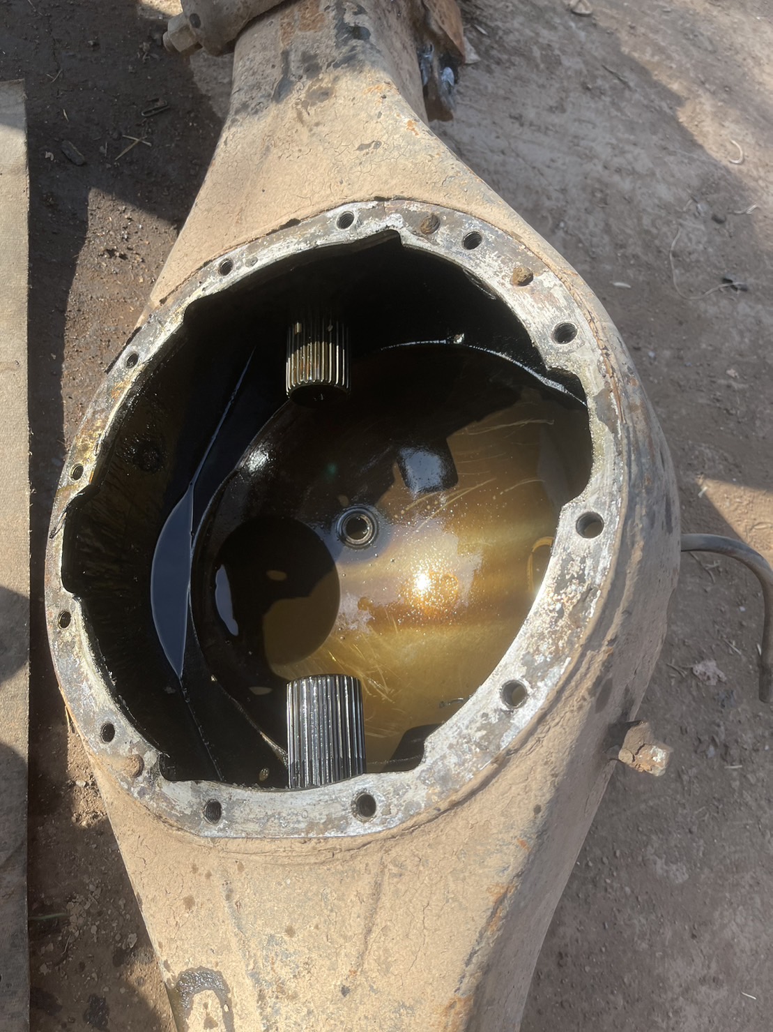 เพลา F 6ล้อ เฟื่อง 7-43 22000 บาท พร้อมใช้งาน