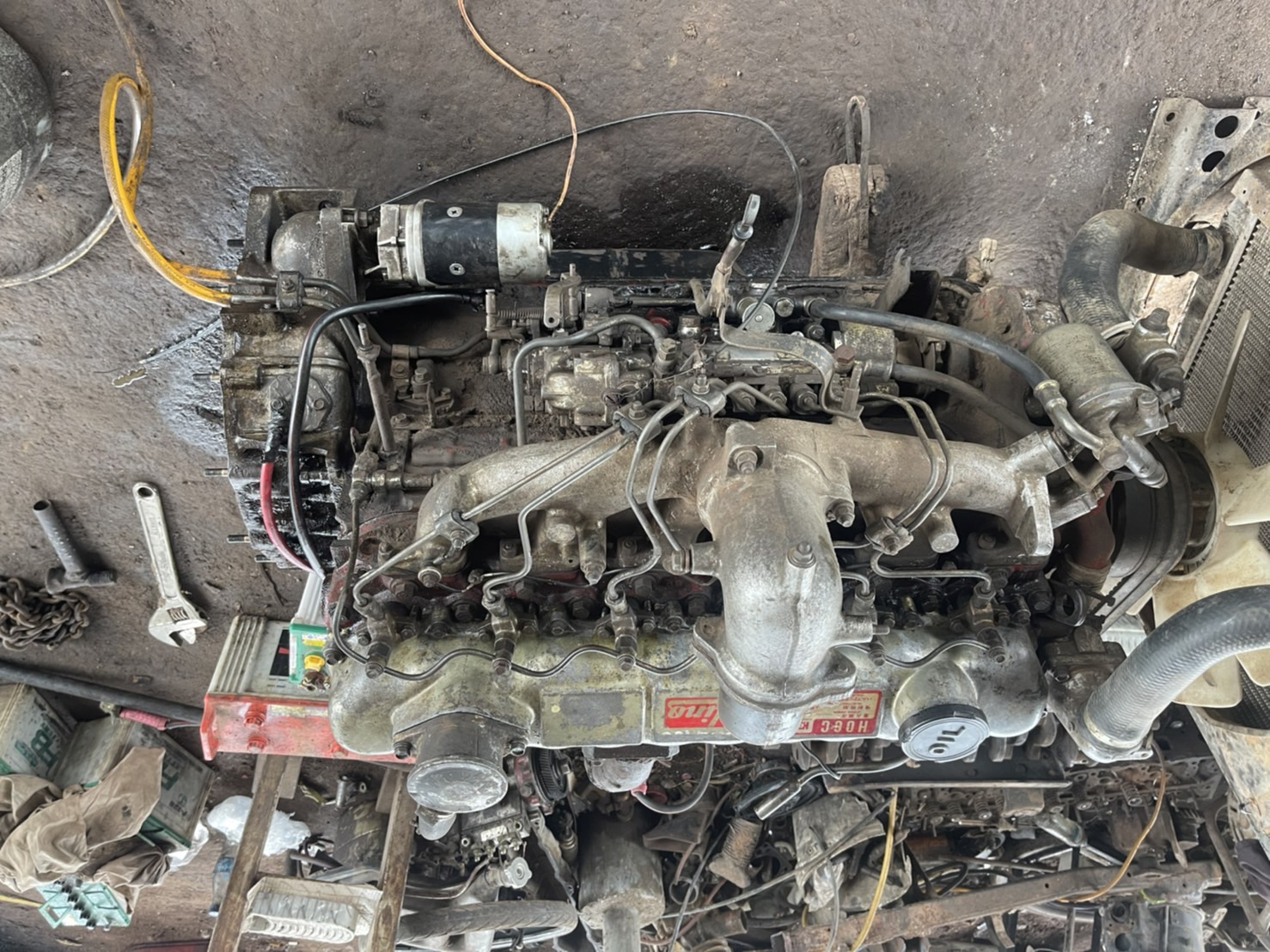 เครื่อง HINO 175 แรง้มา  50000 บาท พร้อมใช้งาน