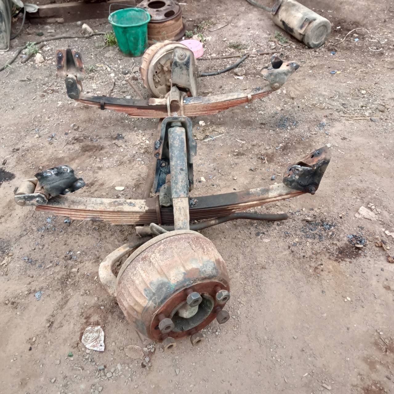 คานหน้า F ISUZU NPR 12000 บาทพร้อมแหนบ