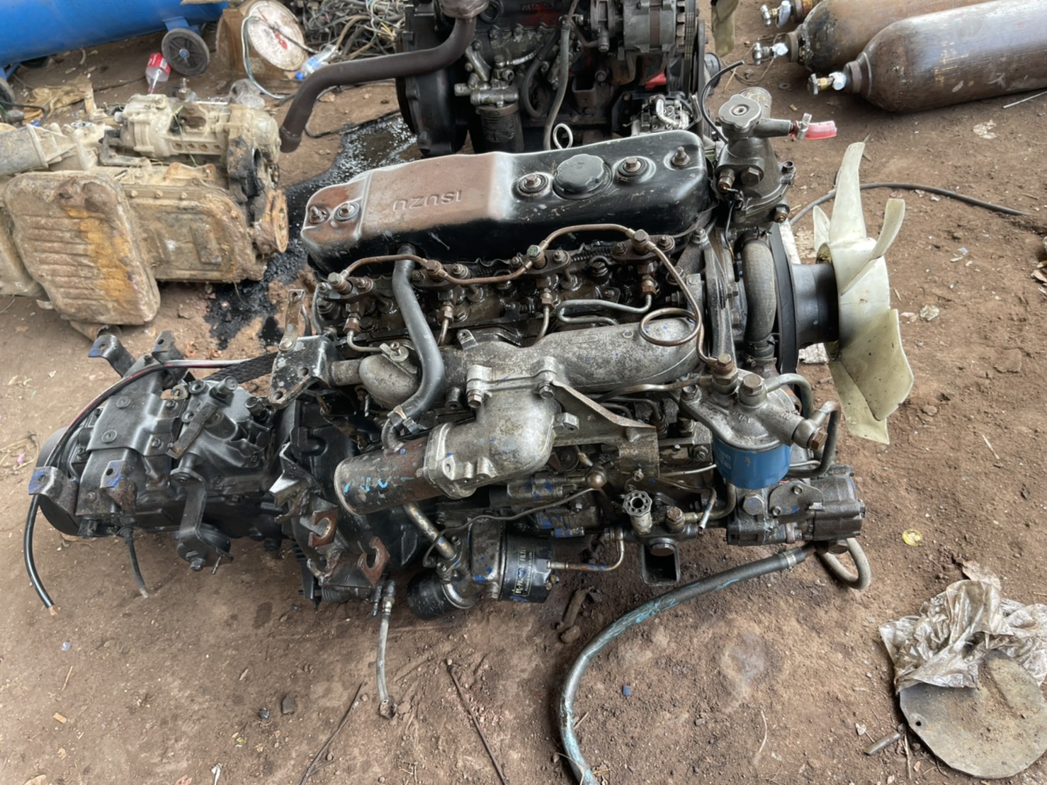 เครื่อง ISUZU 4BD1 115 แรงพร้อมเกียร์ เครื่อง ISUZU 4BD1 115 แรงพร้อมเกียร์