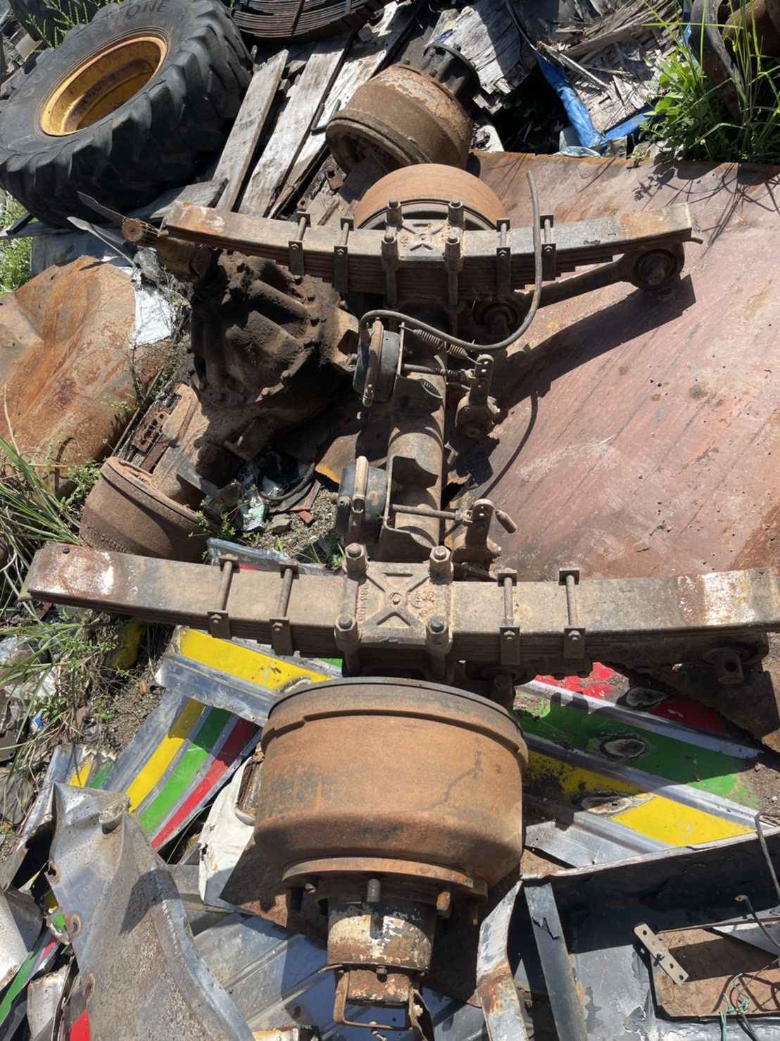 เพลาลูกพ่วง 16500 บาท พร้อมแหนบ