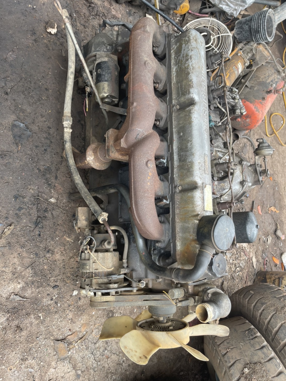 เครื่องมิตชู 6D14 160แรง้มา 45000 บาท