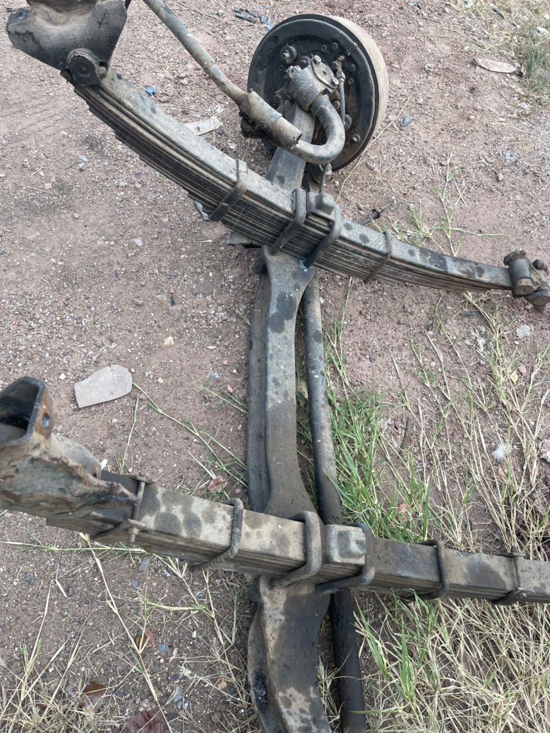 คานหน้า พร้อมแหนบ HINO สดือแหนบ 31 นิ้ว