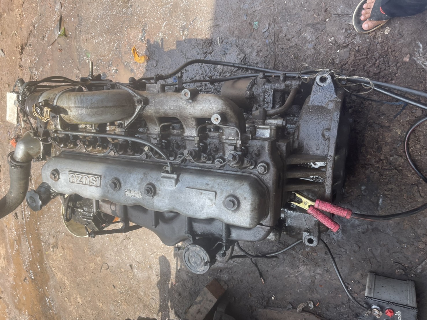 เครื่อง ISUZU 6BB1 145แรงม้า 39000 บาทพร้อมใบคลุม