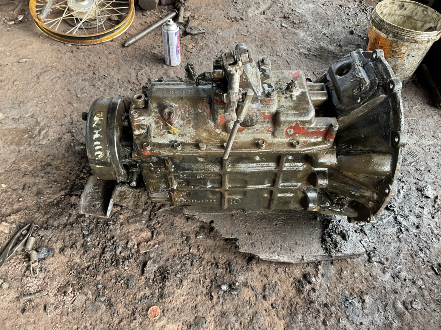 เกียร์ HINO HO 8 รอบ 2 7 เกียร์ถอย