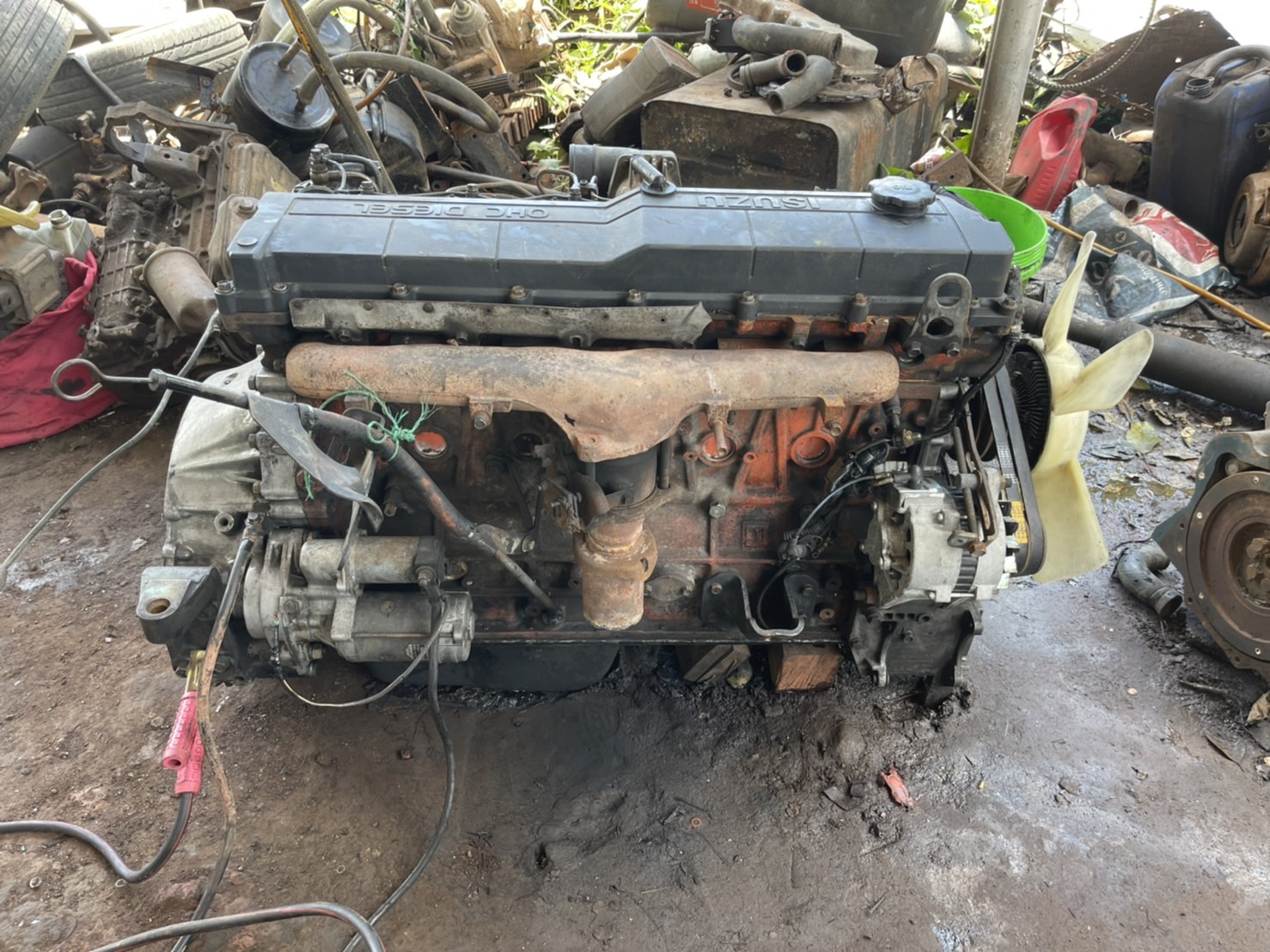 เครื่อง ISUZU 6HE1 195 แรงม้า 69000 บาท พร้อมเอกสาร