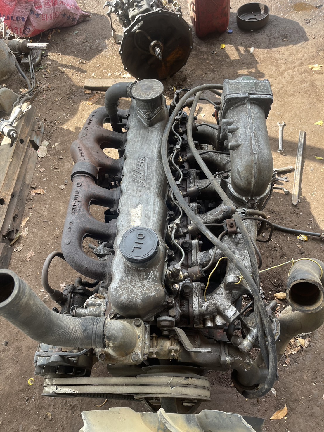 เครื่อง HINO EH700 168 แรงม้า 40000 บาท พร้อมใช้งาน