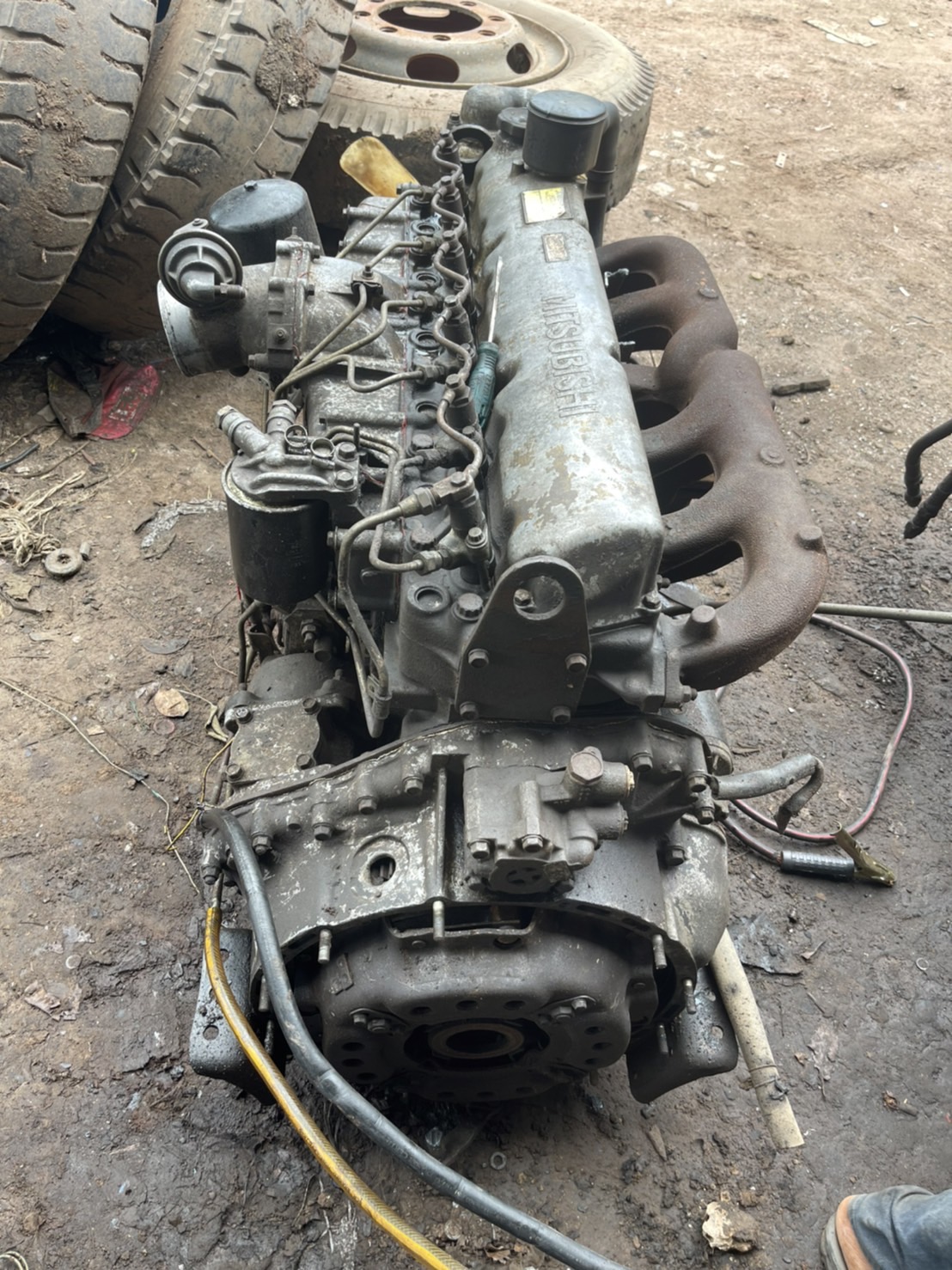 เครื่องมิตชู 6D14 160แรง้มา 45000 บาท