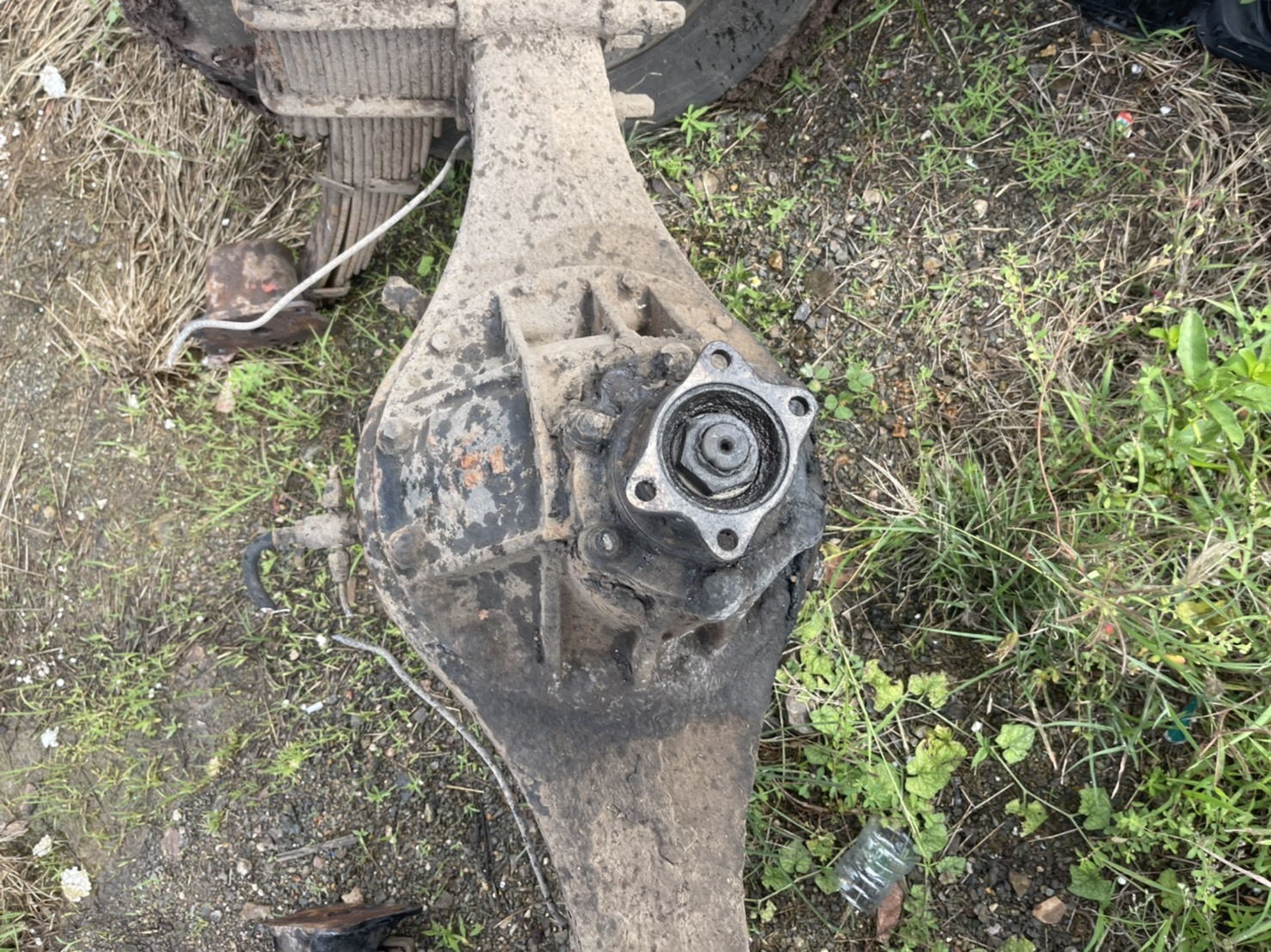 คานหน้า เพลาหลัง F พร้อมยาง