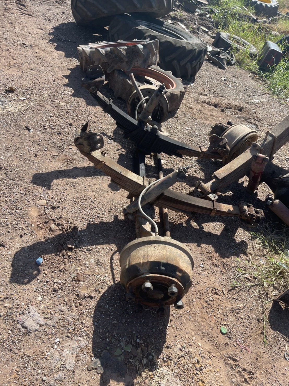 คานหน้า เพลา หลัง พร้อมแหนบ ISUZU F 6น็อต คานหน้า เพลา หลัง พร้อมแหนบ ISUZU F 6น็อต