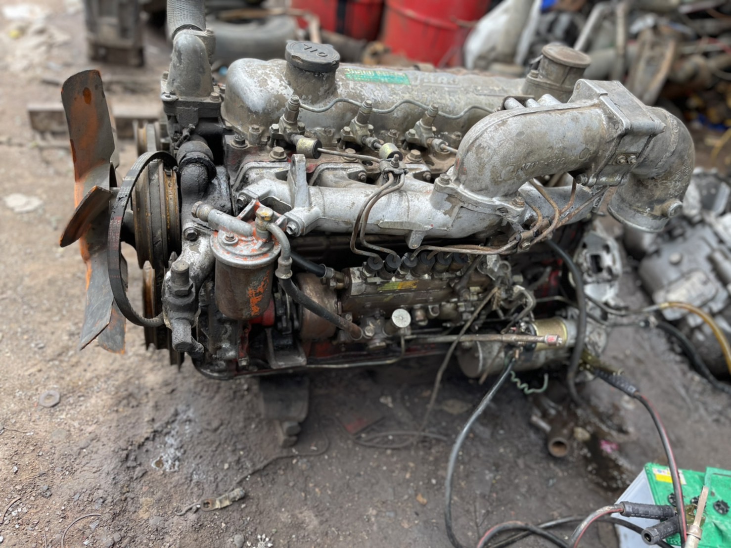 เครื่อง HINO EH500 160แรงม้า38000 บาท มีใบคลุม