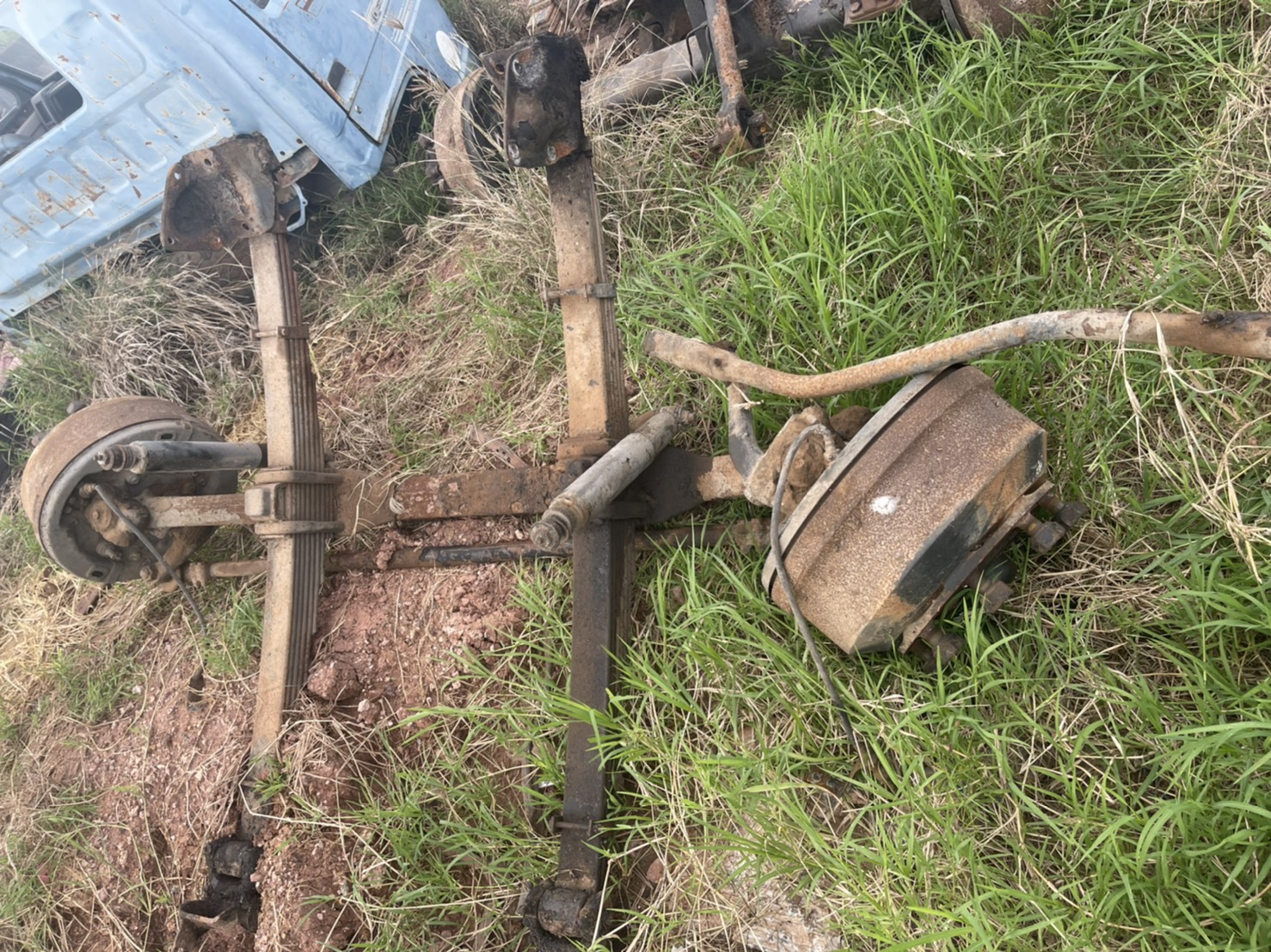 คานหน้า พร้อมแหนบ ISUZU 175 พร้อมใช้งาน