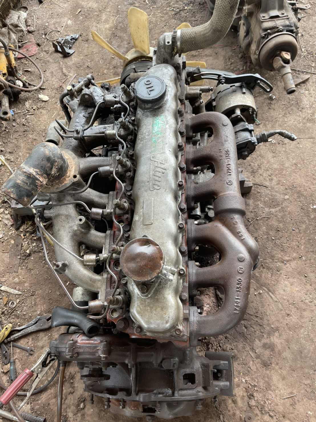 เครื่อง HINO EH700 168แรง