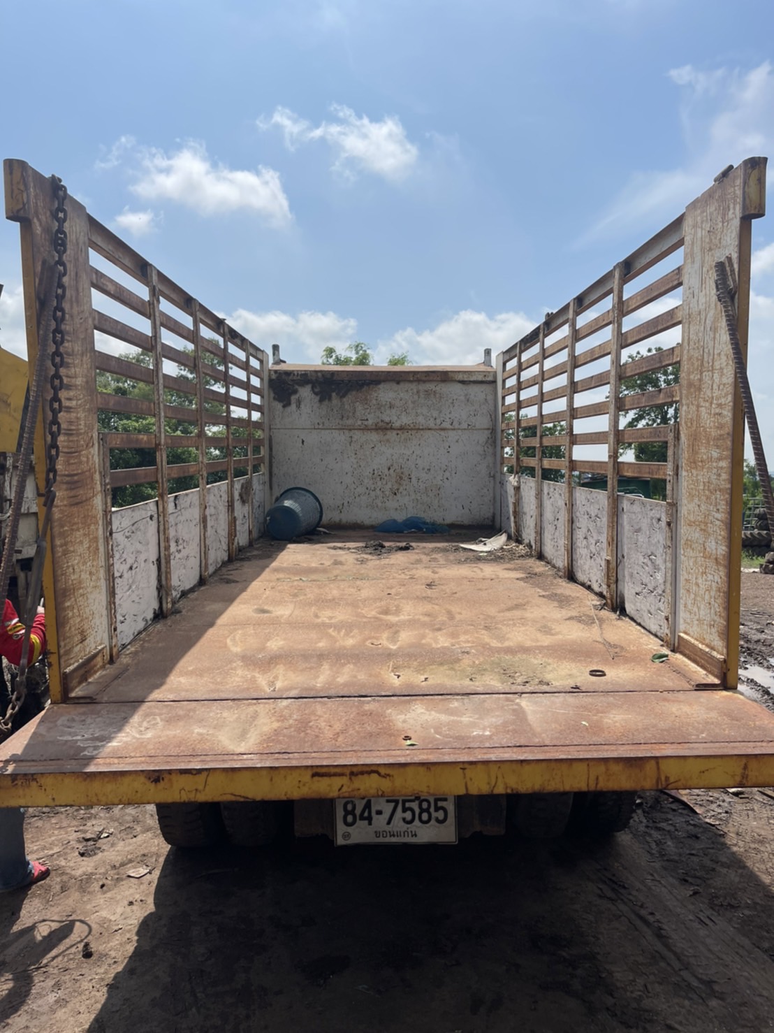 ขายกระบะเหล็ก คัสชีกว้าง 76 ชม