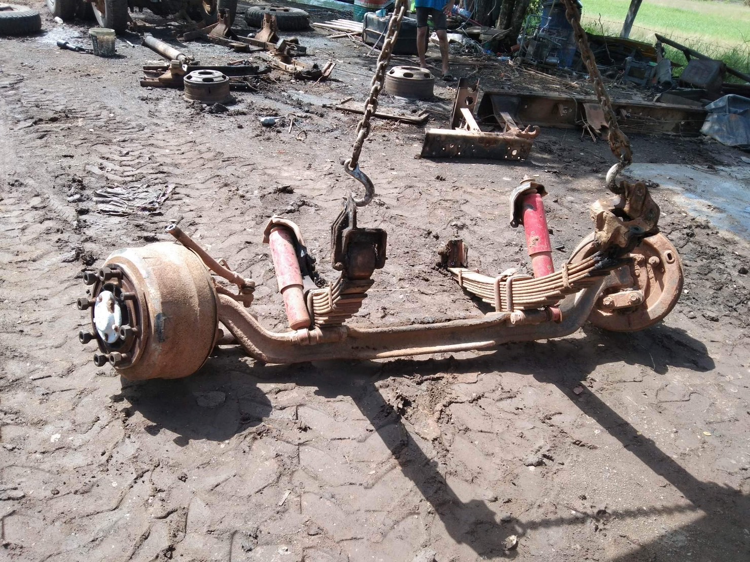 คานหน้า MITSU 527 18000 บาท พร้อมแหนบ